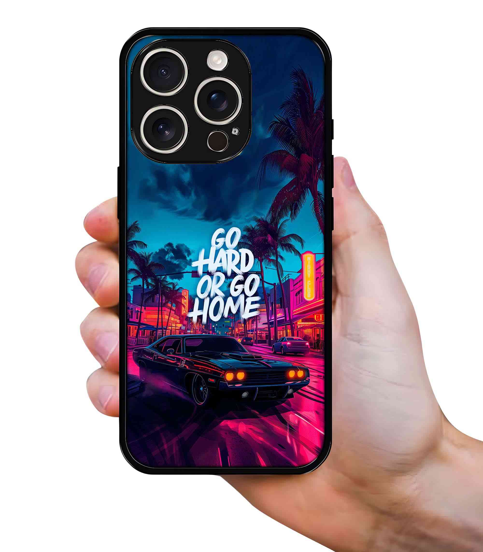 Go Hard Go Home GTA-6 2D Rubber Mobile Back Cover