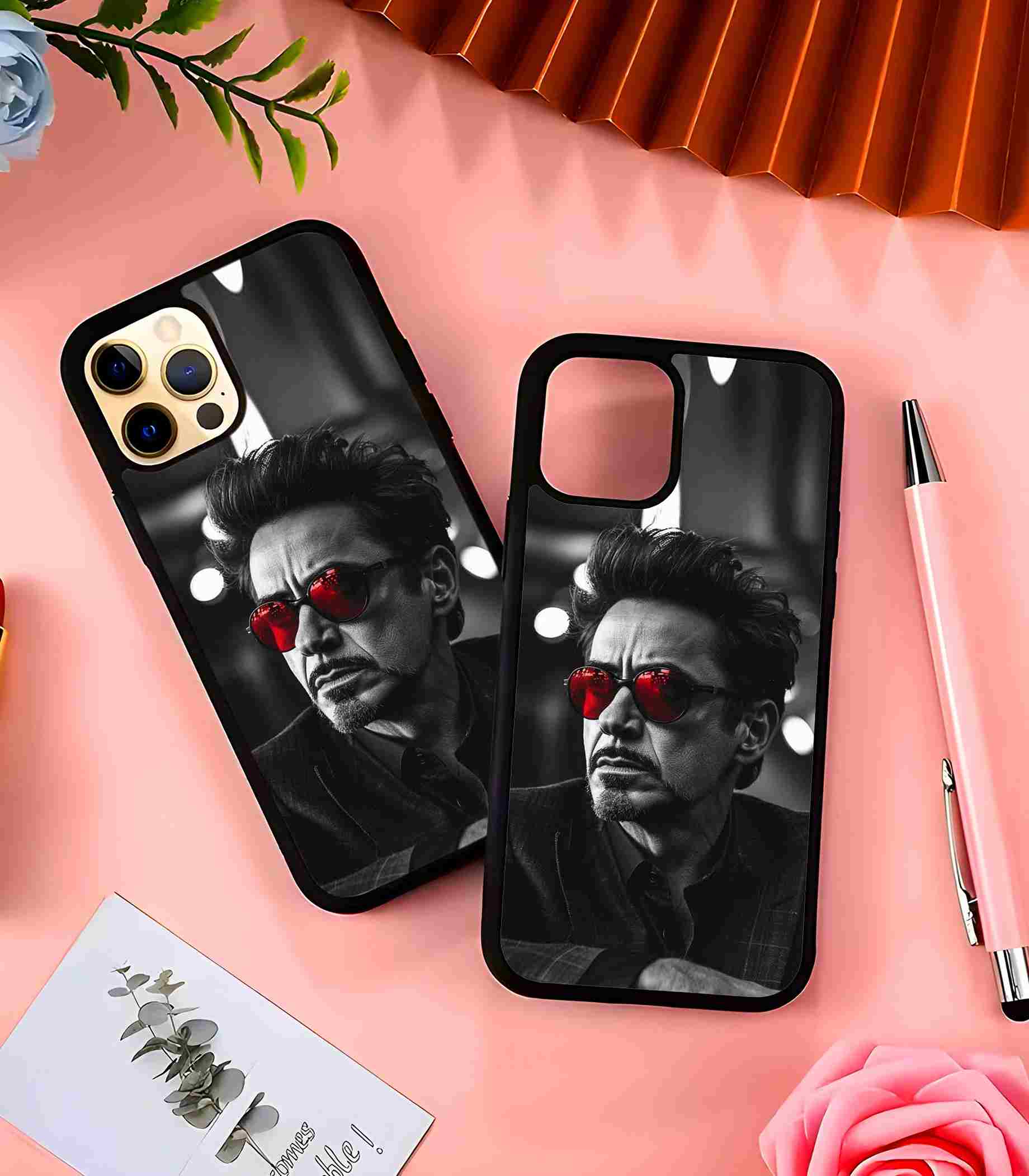 Legend Tony Stark 2D Rubber Mobile Back Cover