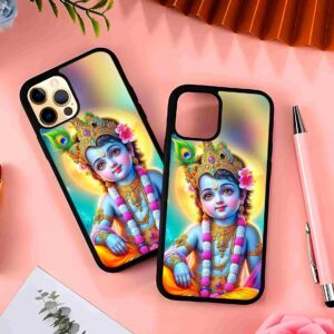 krishna God 2D Rubber Mobile Back Cover