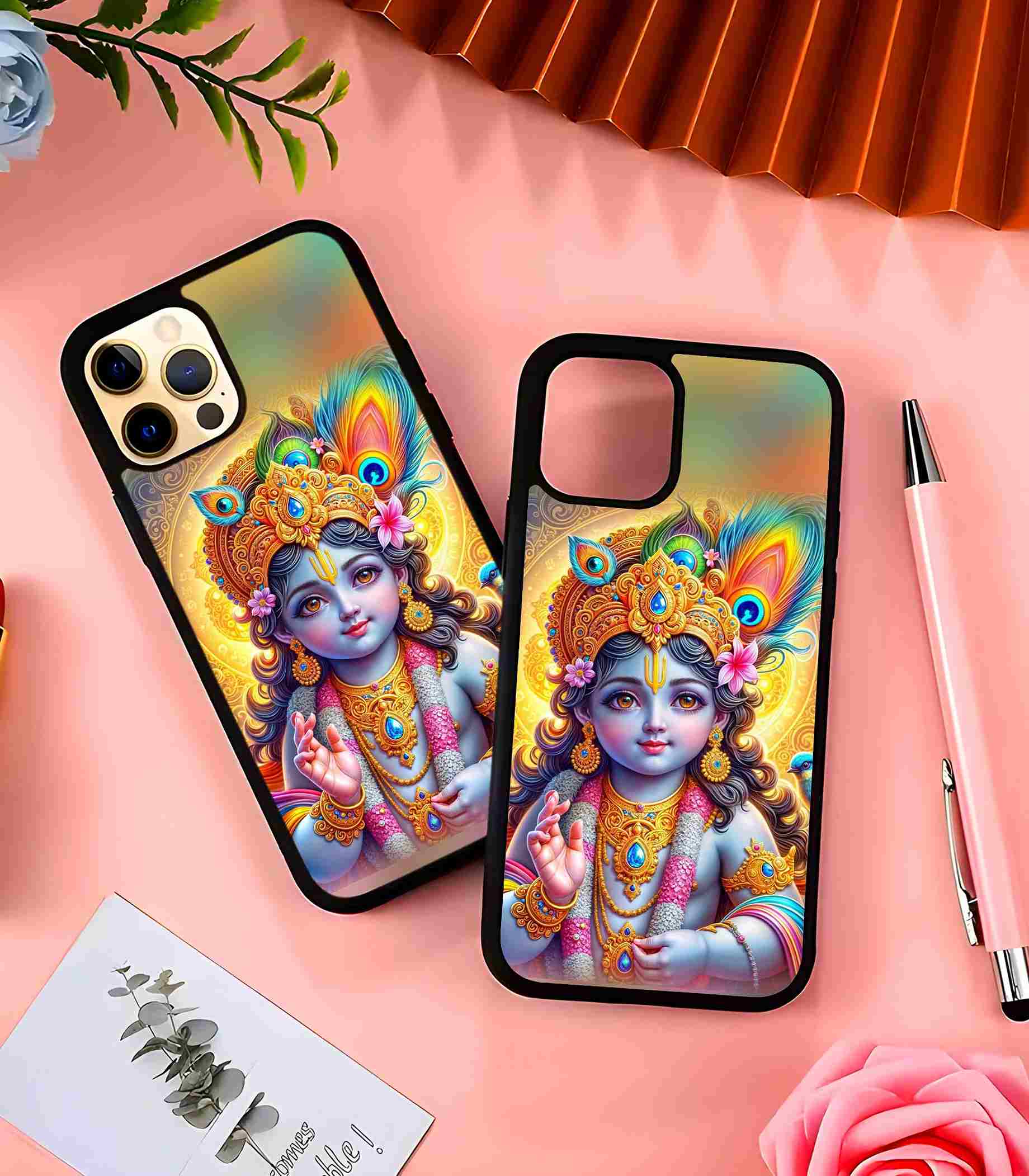 Krishna 2D Rubber Mobile Back Cover #2