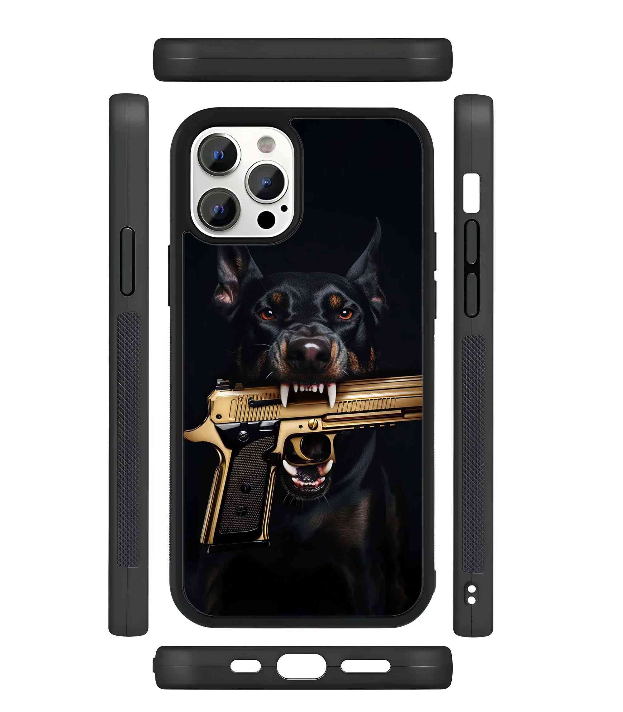Dangerous Dog 2D Rubber Mobile Back Cover Dangerous Dog 2D Rubber Mobile Back Cover