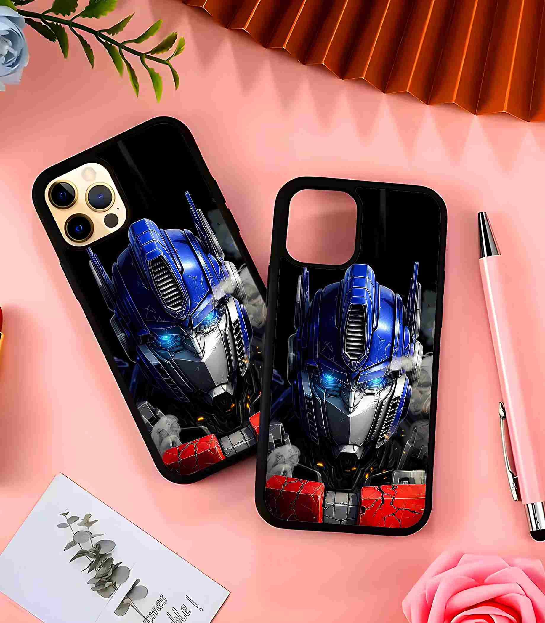 Optimus Prime Transformers 2D Rubber Mobile Back Cover