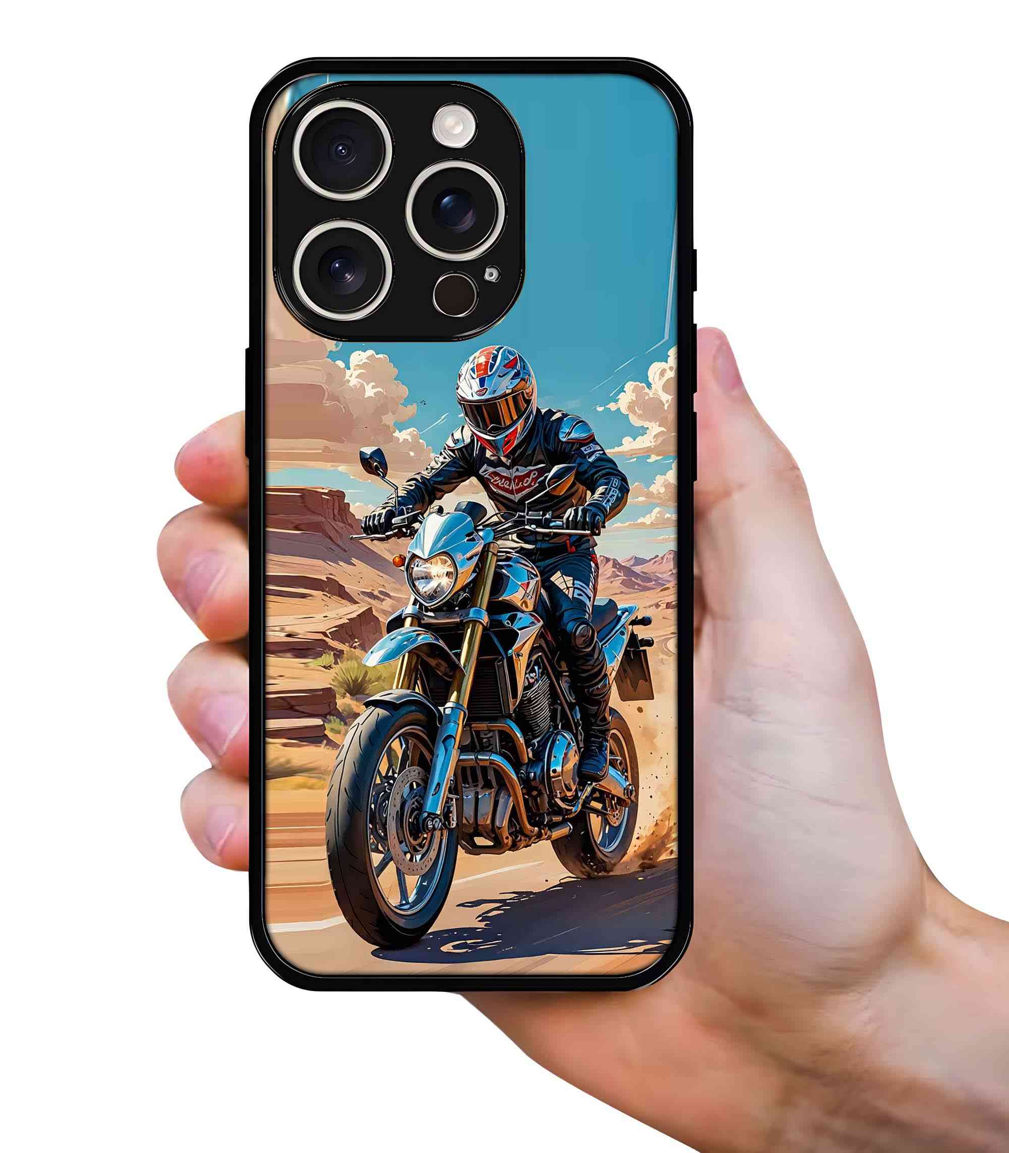Off Road 2D Rubber Mobile Back Cover