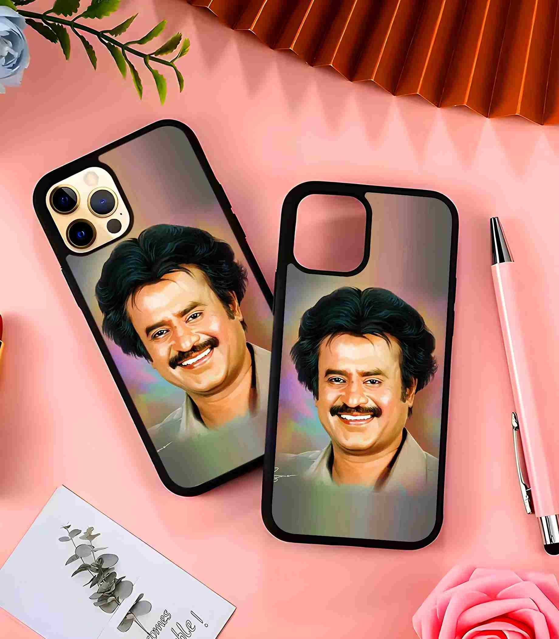 Rajinikanth 2D Rubber Mobile Back Cover Rajinikanth 2D Rubber Mobile Back Cover