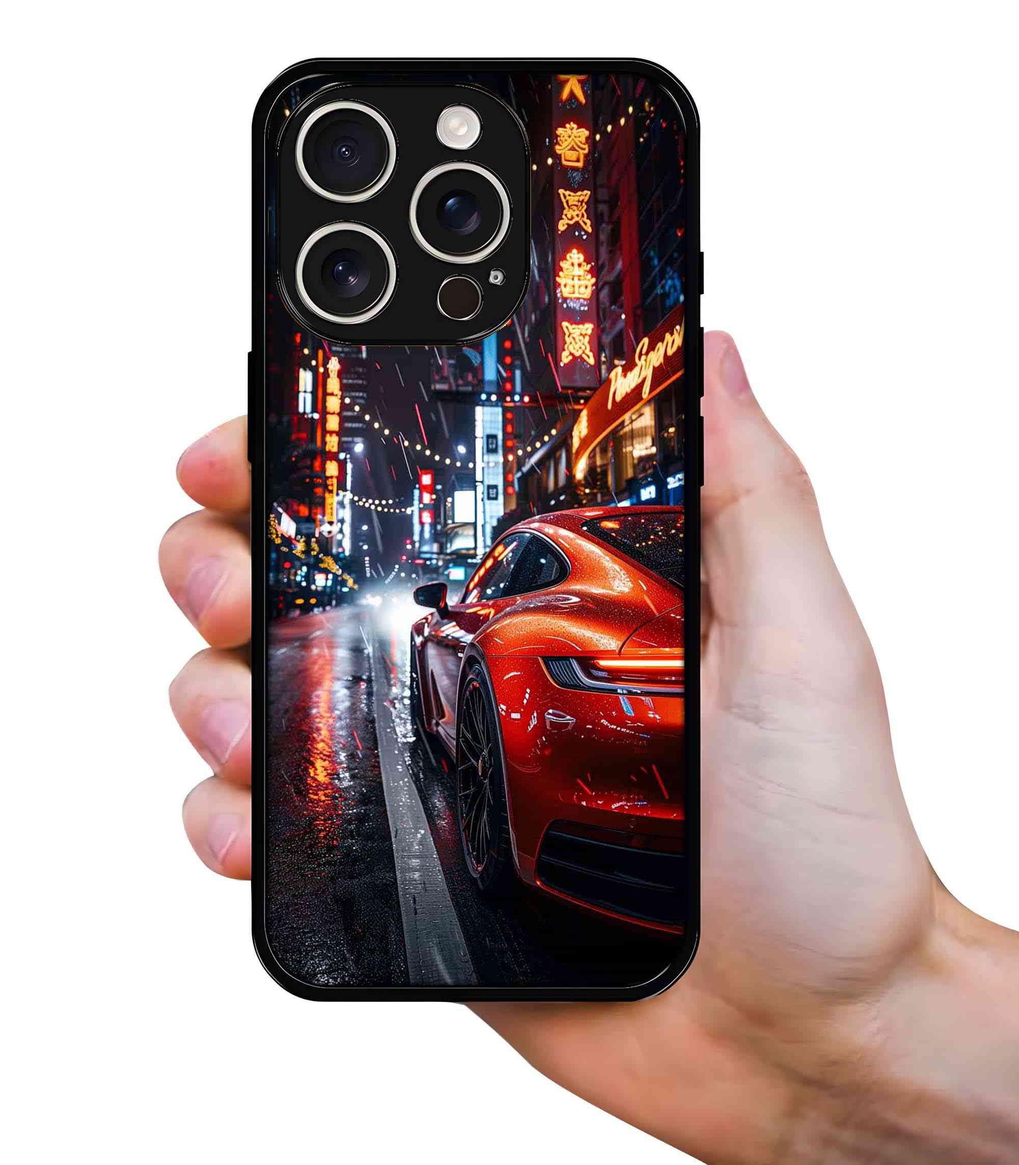 Porsche 911 Midnight 2D Rubber Mobile Back Cover Porsche 911 Midnight 2D Rubber Mobile Back Cover