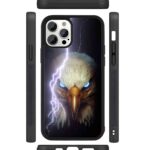 Electro Golden Eagle 2D Rubber Mobile Back Cover