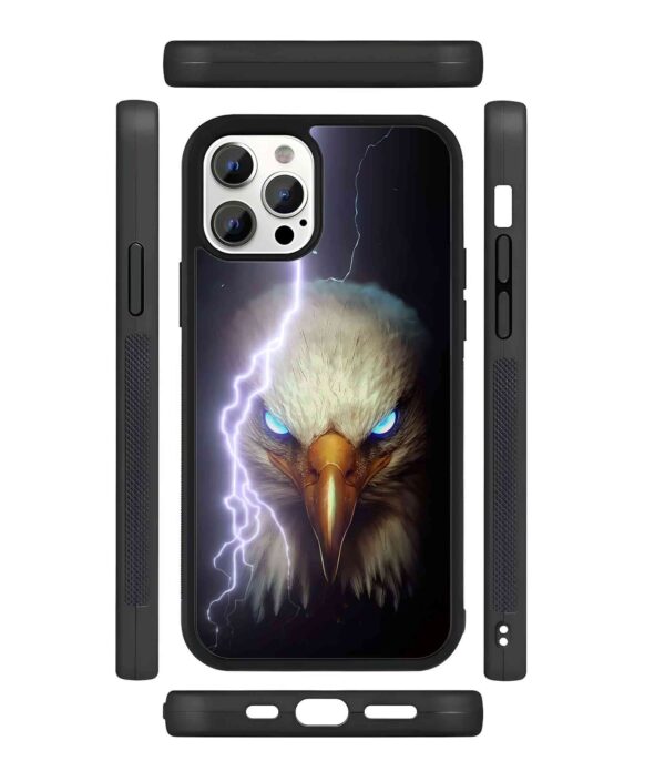 Electro Golden Eagle 2D Rubber Mobile Back Cover