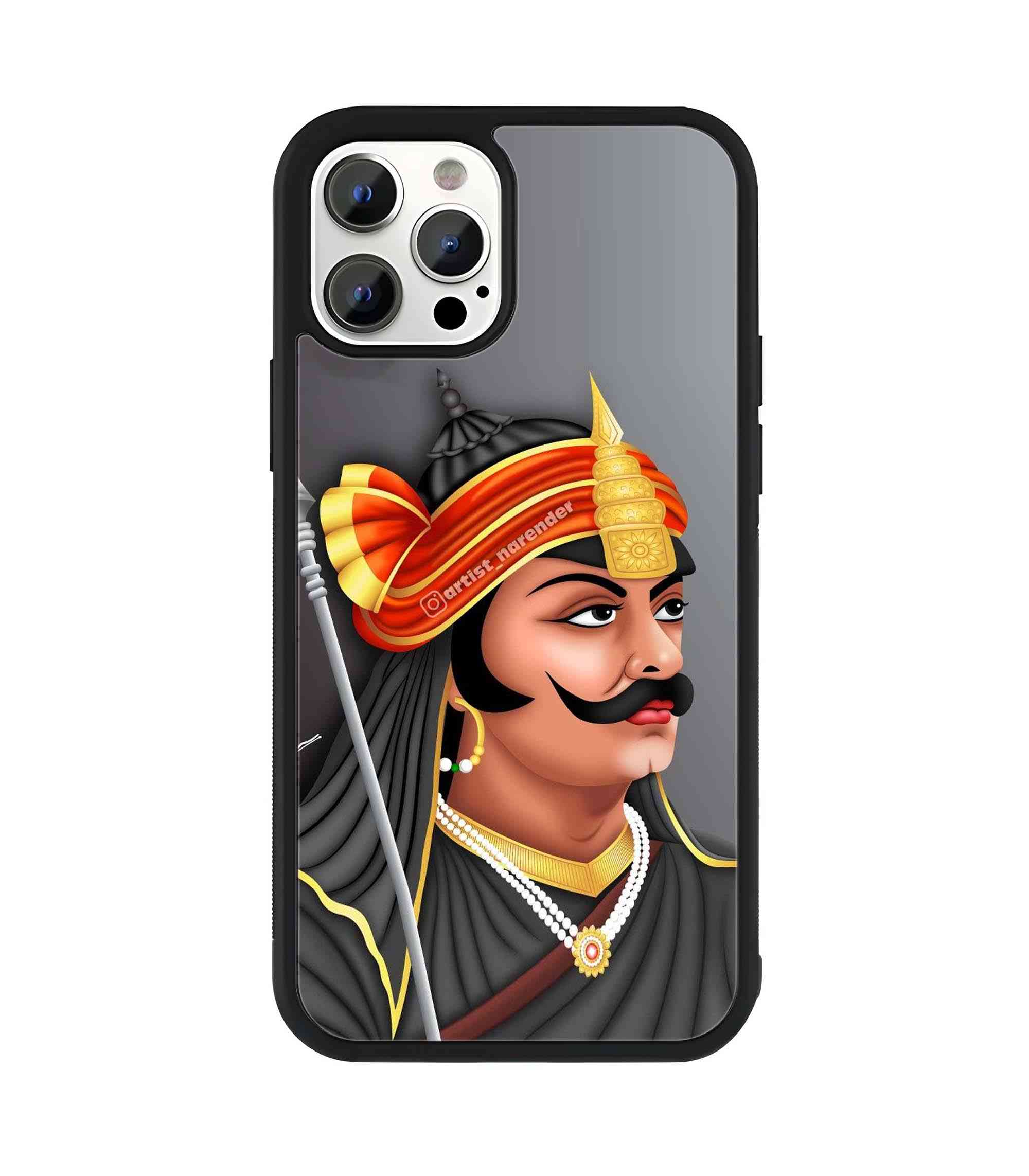 Maharana Pratap 2D Rubber Mobile Back Cover #1 Maharana Pratap 2D Rubber Mobile Back Cover #1