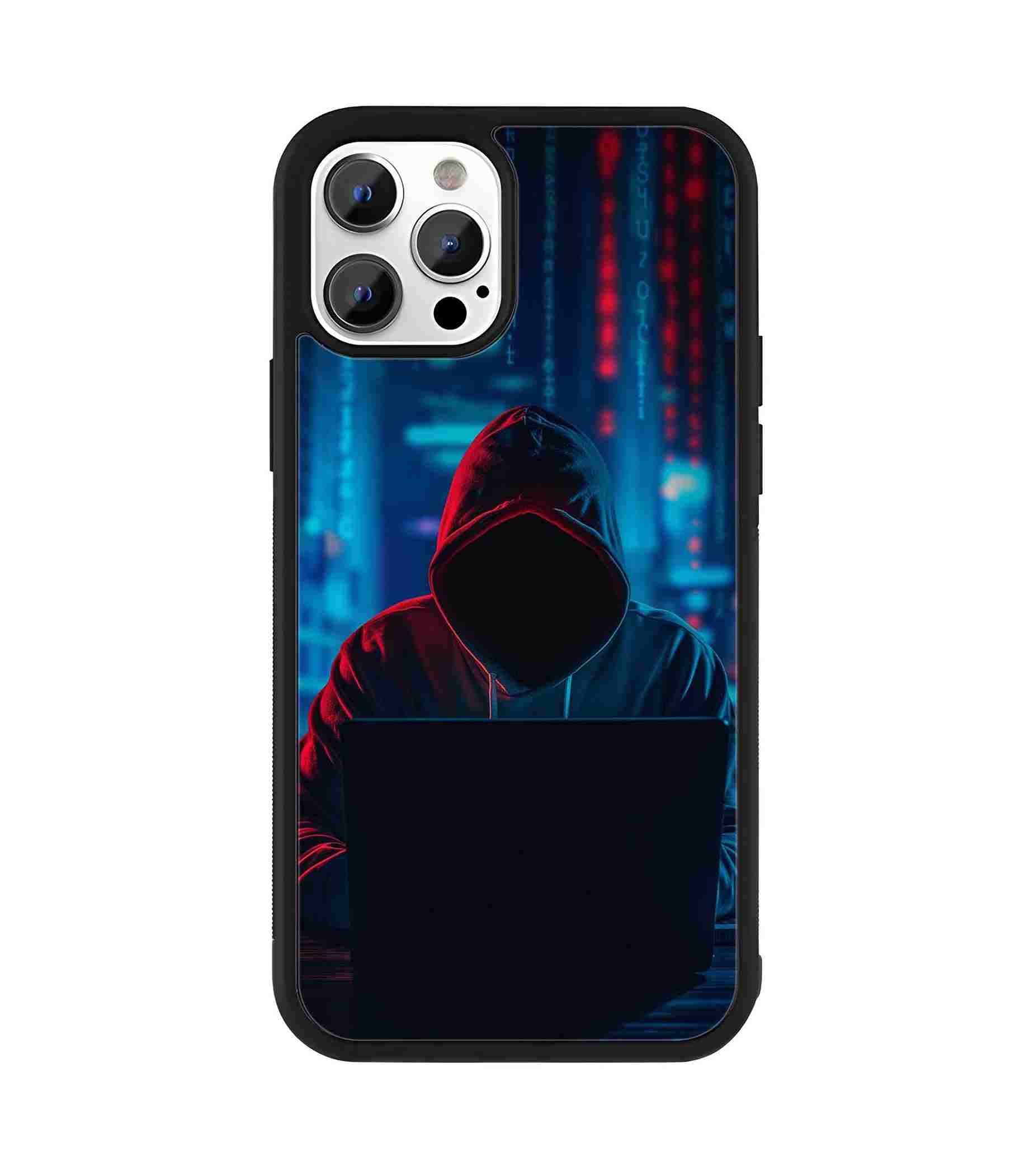 Hacker 2D Rubber Mobile Back Cover