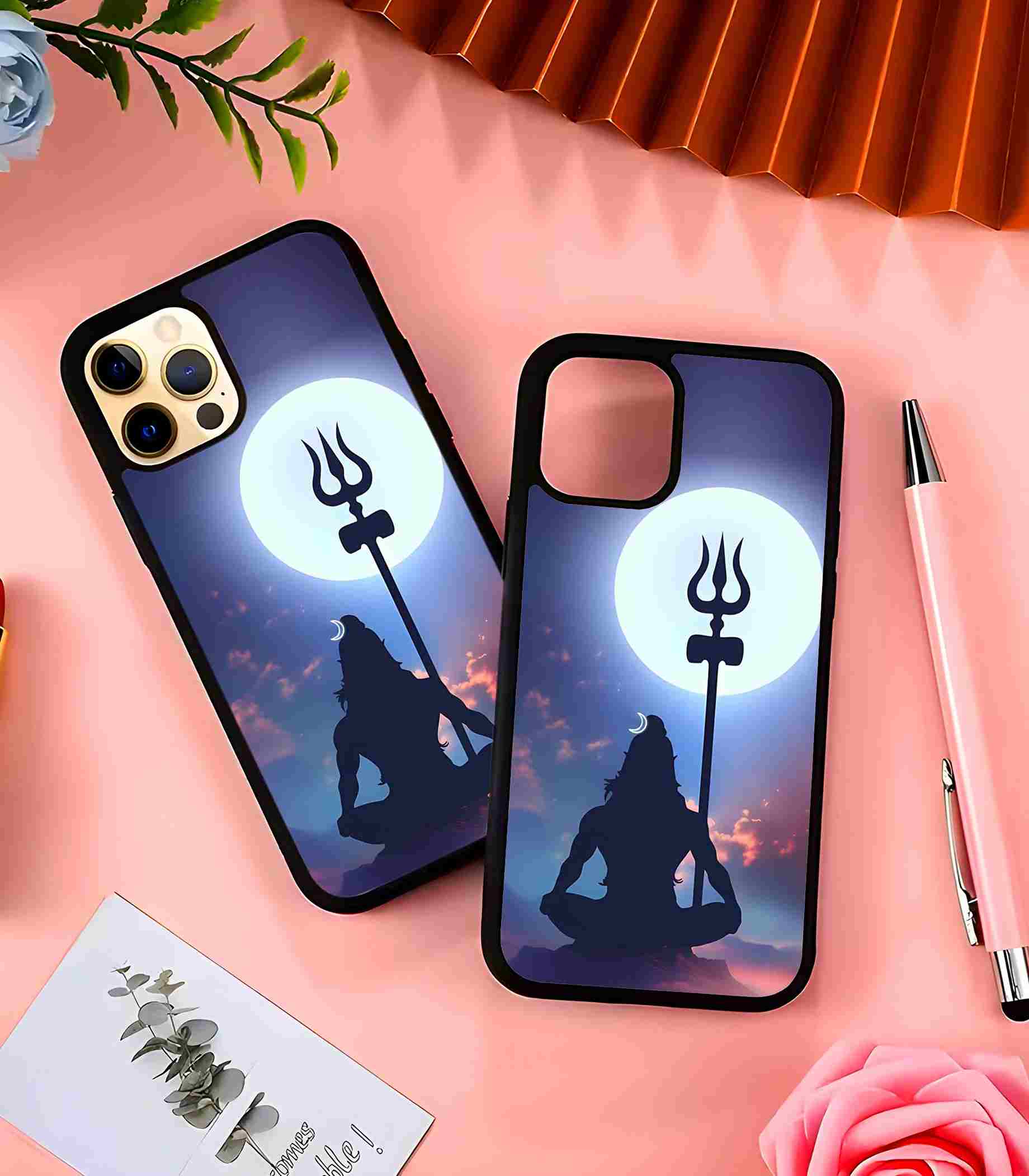 Lord Shiva Mahadev 2D Rubber Mobile Back Cover Lord Shiva Mahadev 2D Rubber Mobile Back Cover