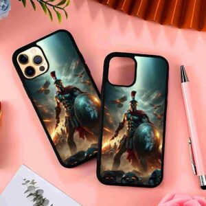 Sparta War 2D Rubber Mobile Back Cover