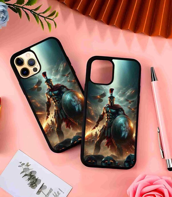 Sparta War 2D Rubber Mobile Back Cover