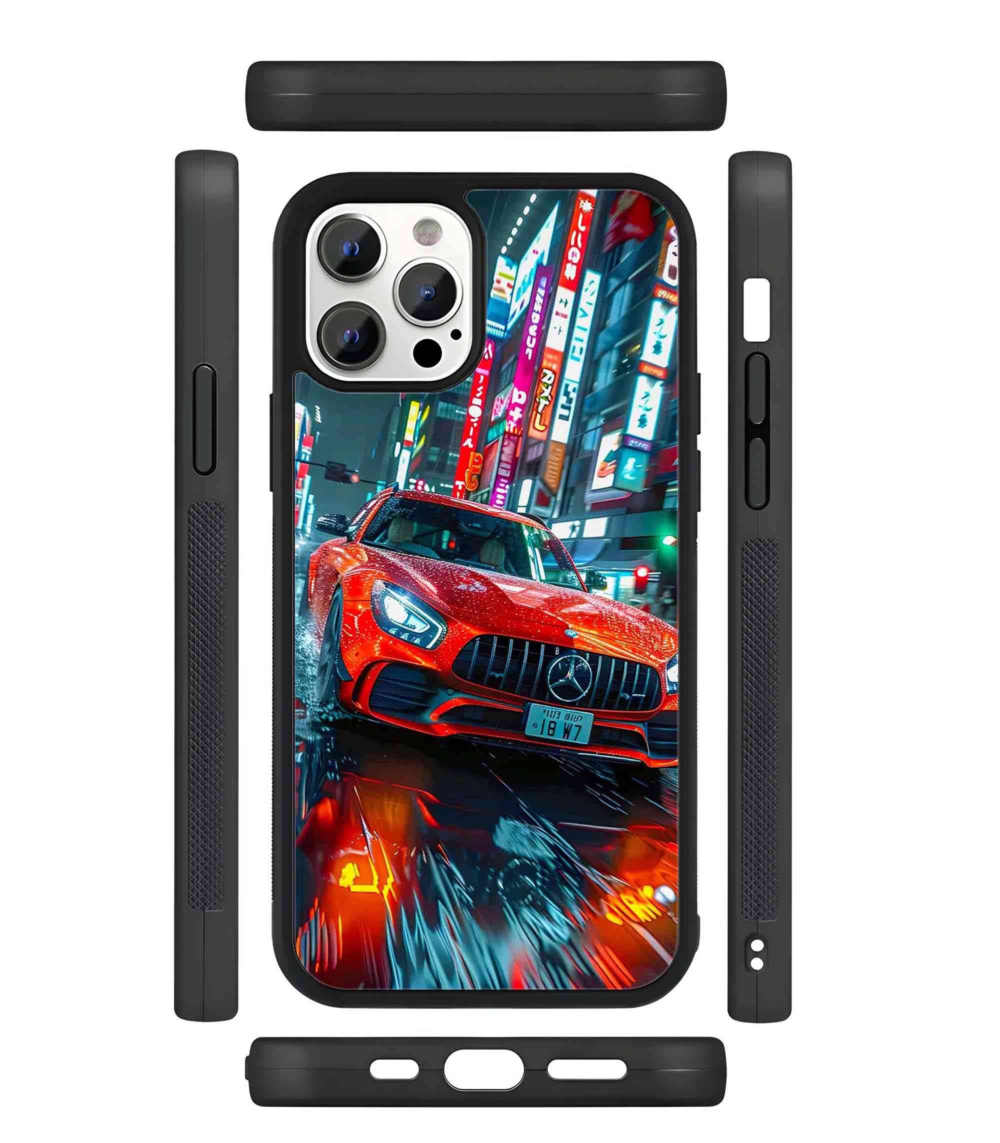 AMG GT Car 2D Rubber Mobile Back Cover