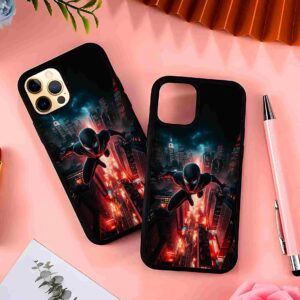 Spiderman Miles 2D Rubber Mobile Back Cover