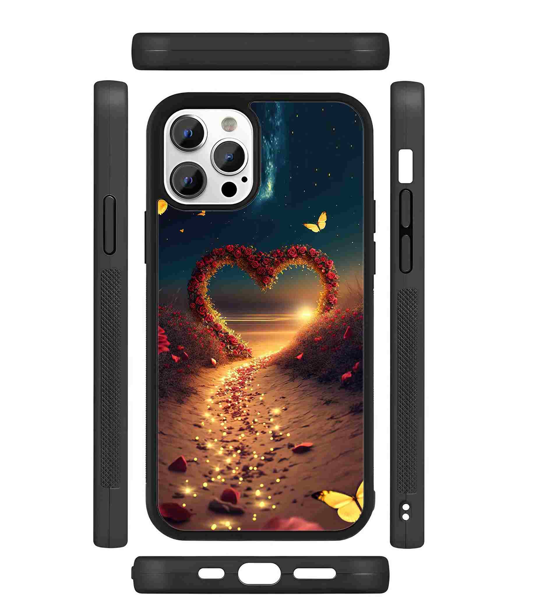 Path of Love 2D Rubber Mobile Back Cover Path of Love 2D Rubber Mobile Back Cover