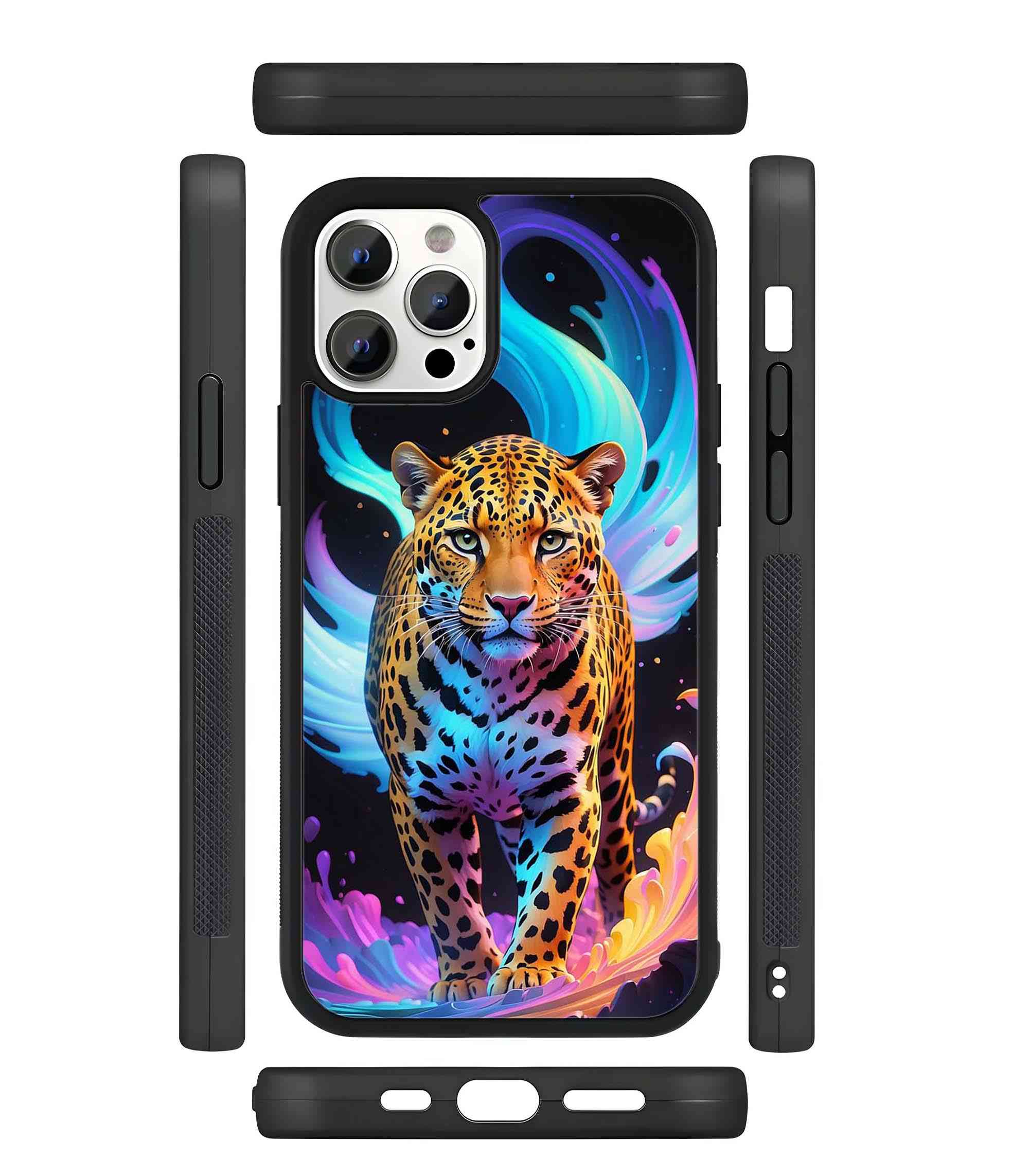 Jaguar Animal 2D Rubber Mobile Back Cover