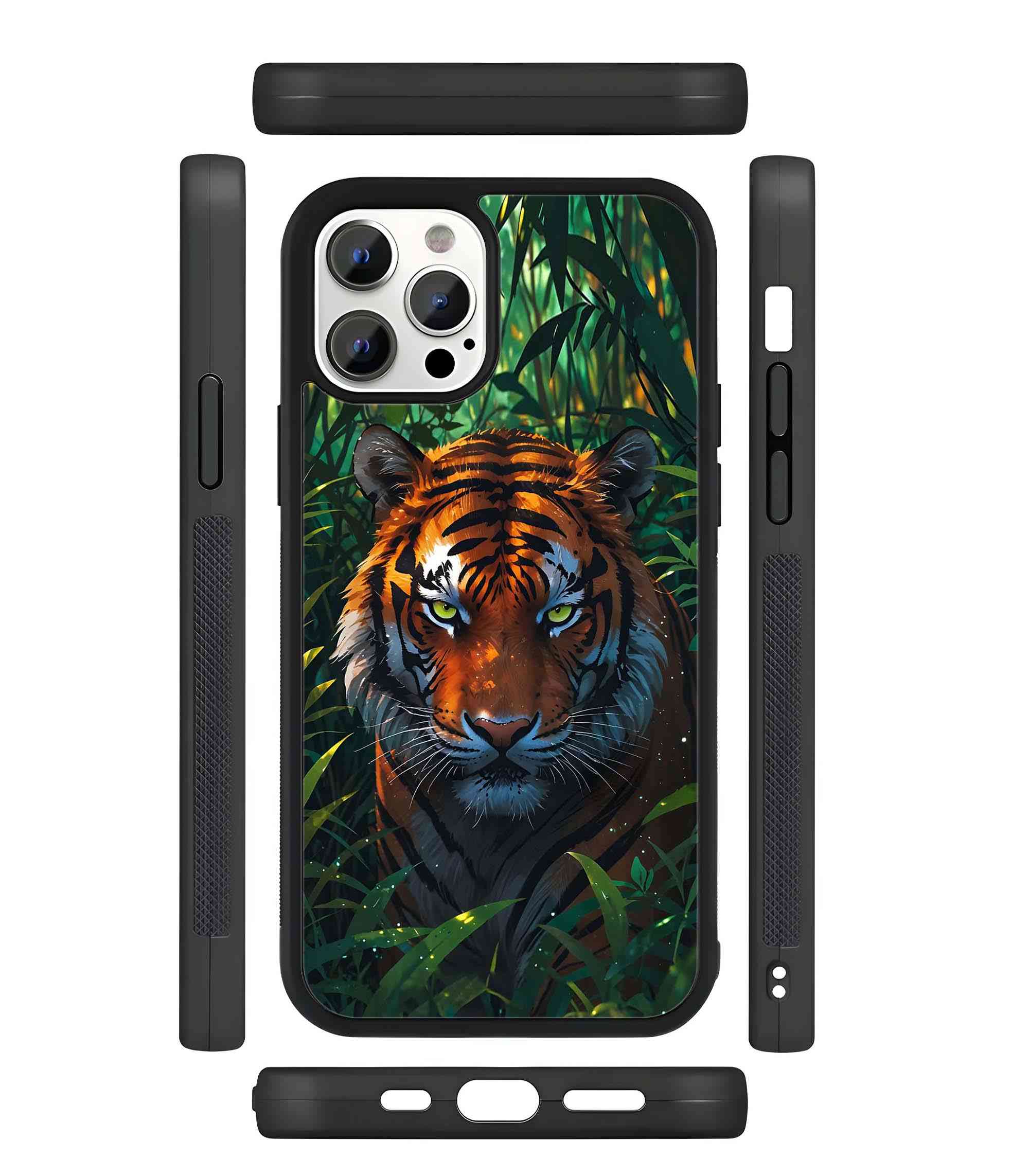 Jungle King Tiger 2D Rubber Mobile Back Cover Jungle King Tiger 2D Rubber Mobile Back Cover