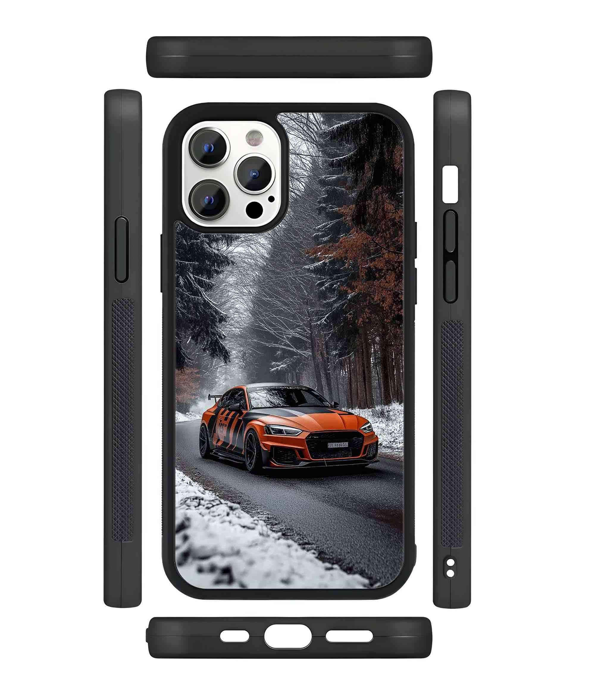 Audi Sports 2D Rubber Mobile Back Cover