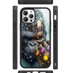 Kong with Infinity Gauntlet 2D Rubber Mobile Back Cover