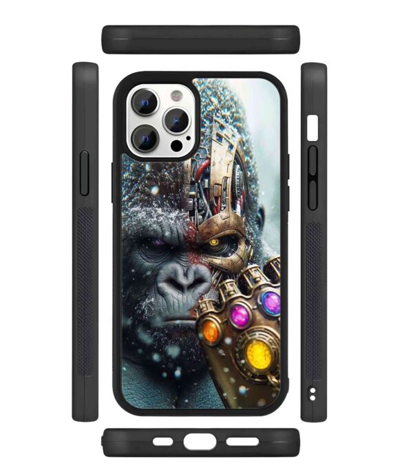 Kong with Infinity Gauntlet 2D Rubber Mobile Back Cover