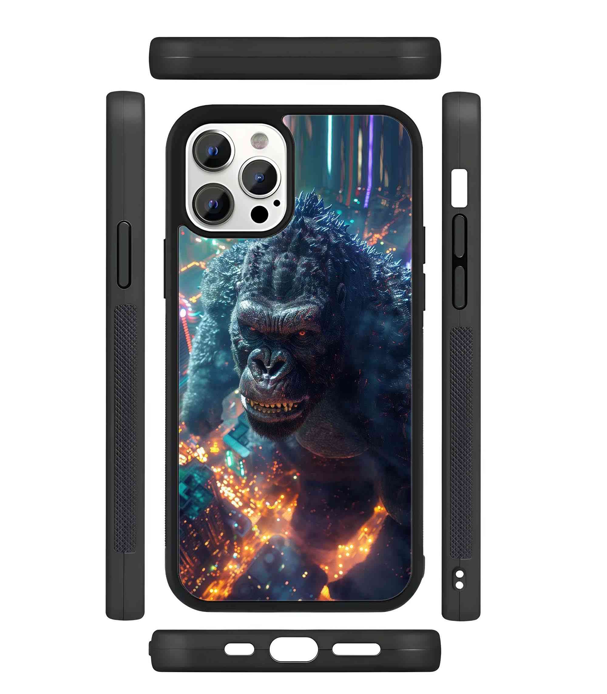 Kong 2D Rubber Mobile Back Cover