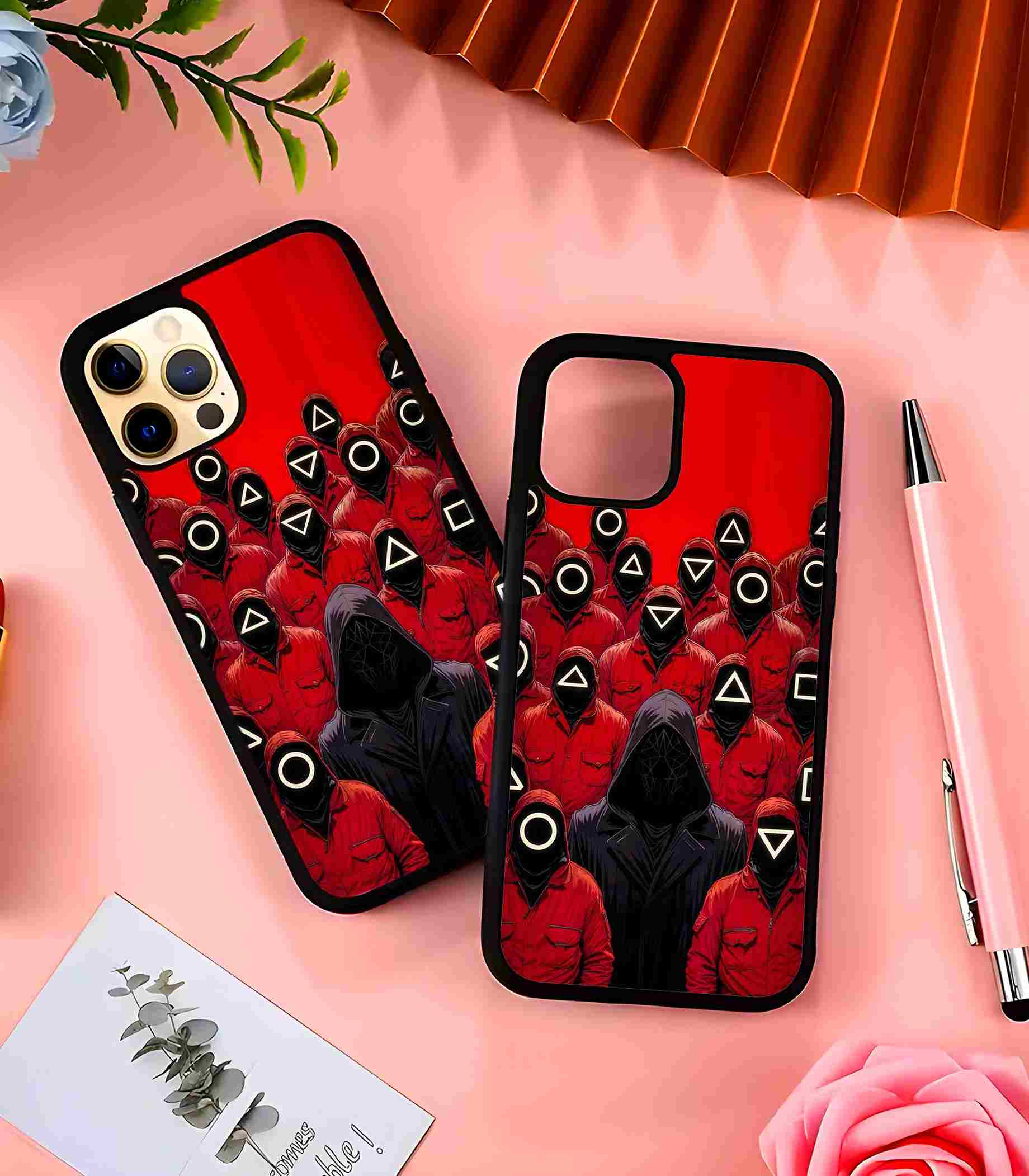 Squid Game 2D Rubber Mobile Back Cover