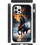 The Horse 2D Rubber Mobile Back Cover