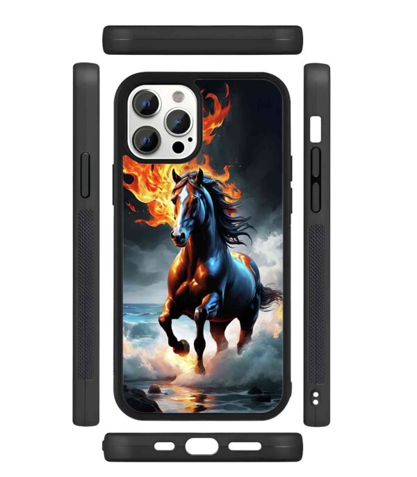 The Horse 2D Rubber Mobile Back Cover