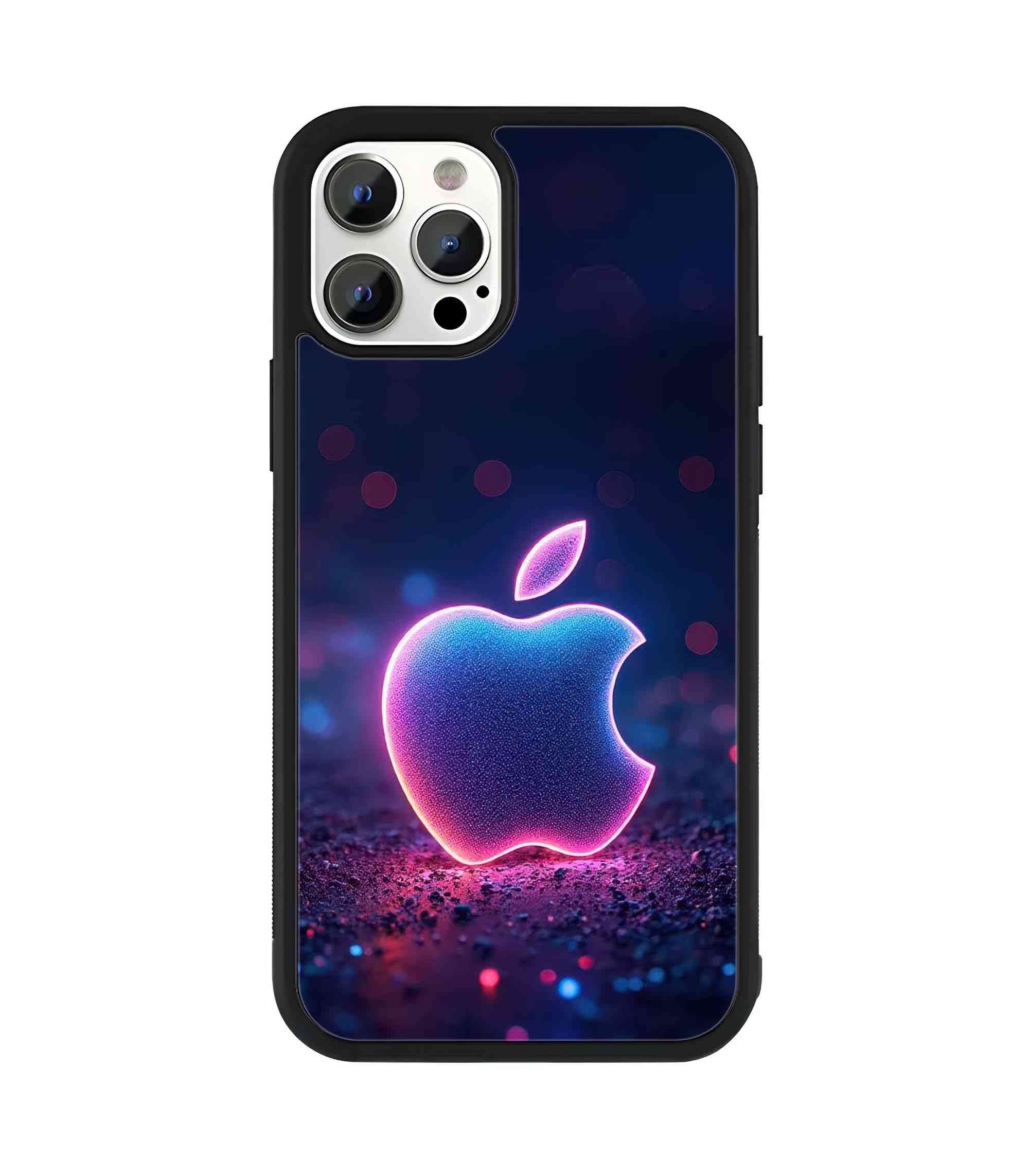 Apple Neon 2D Rubber Mobile Back Cover