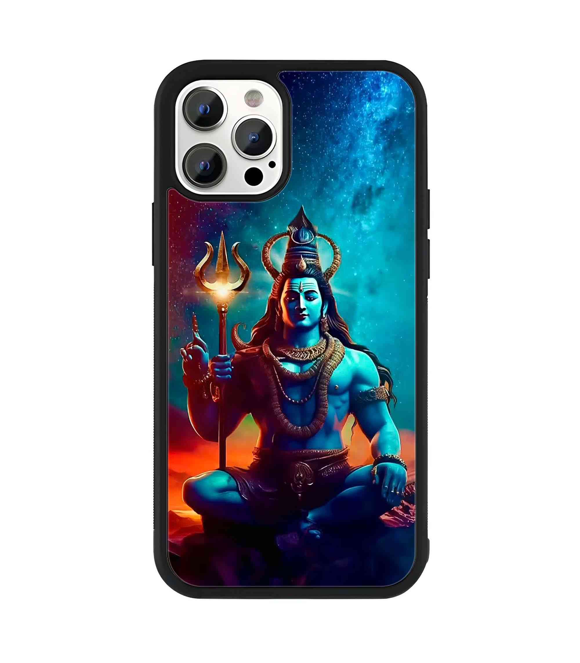 God Shiva 2D Rubber Mobile Back Cover