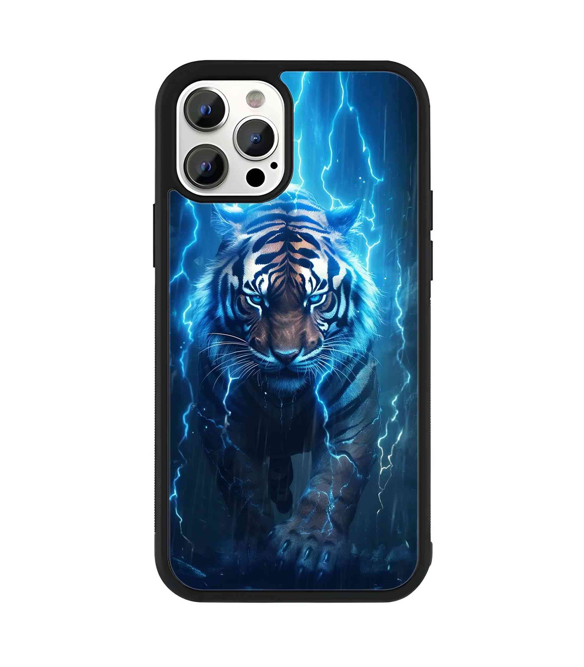 Electro Tiger 2D Rubber Mobile Back Cover Electro Tiger 2D Rubber Mobile Back Cover