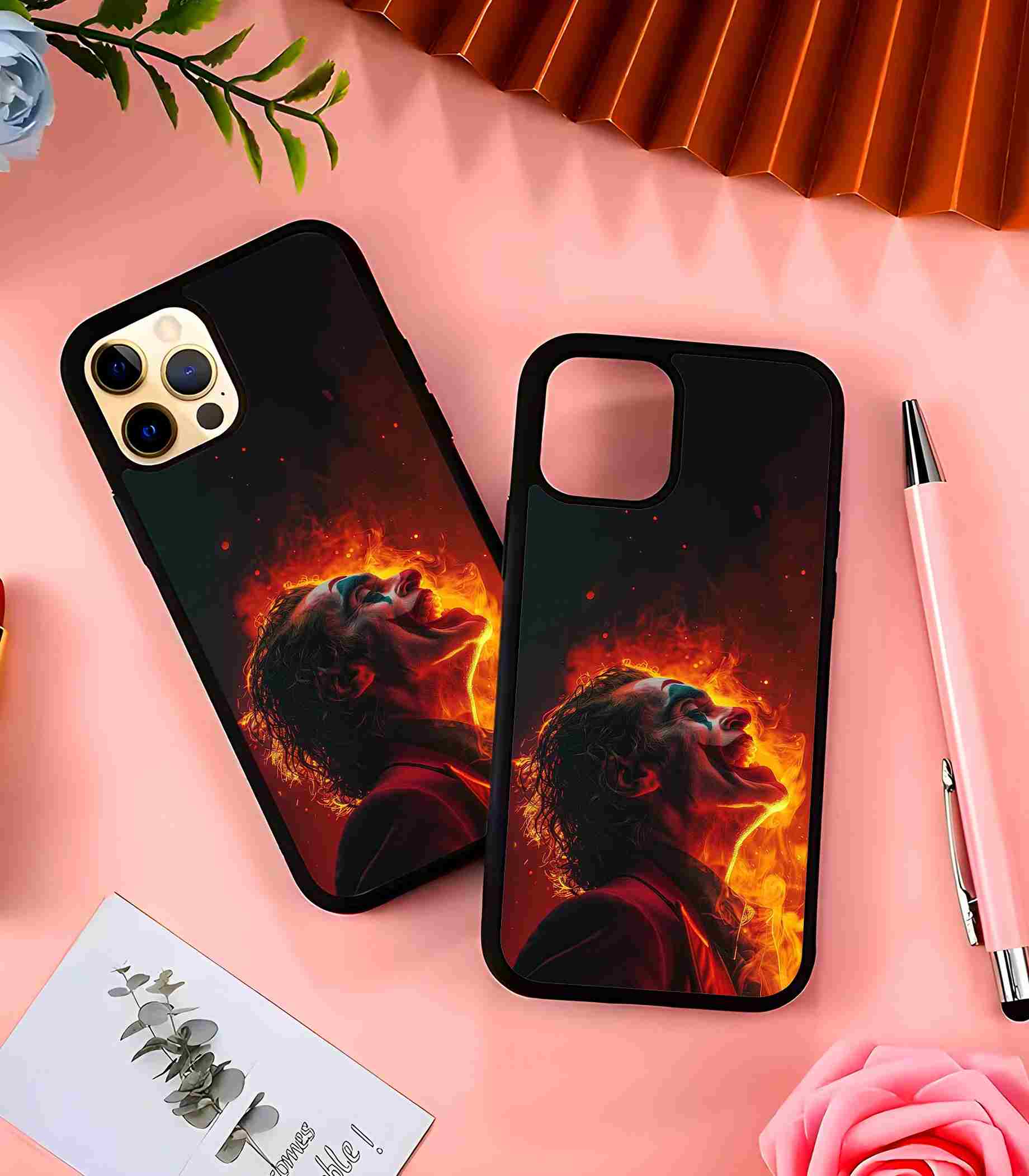 the Joker laughter 2D Rubber Mobile Back Cover the Joker laughter 2D Rubber Mobile Back Cover