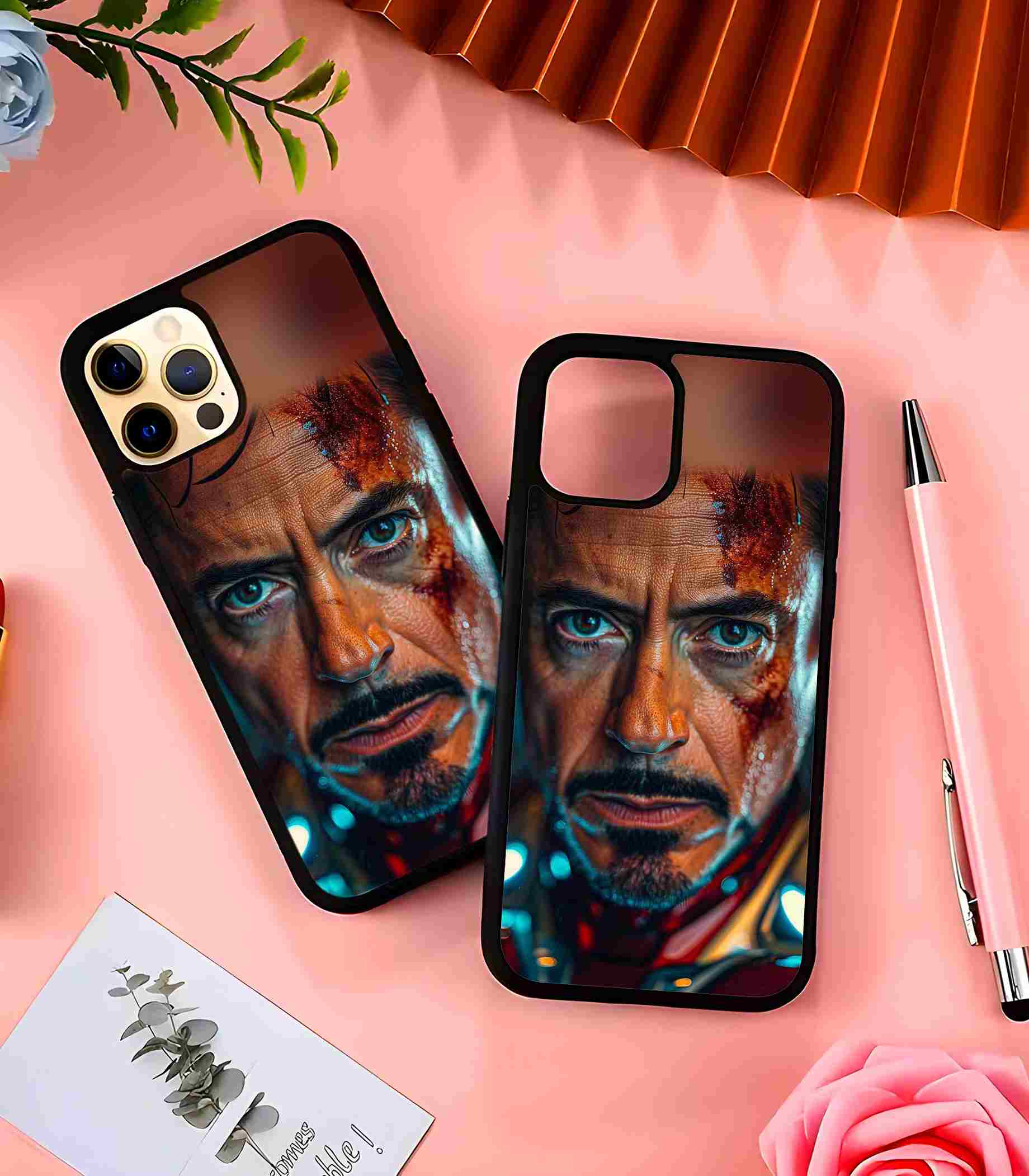 The Legend Tony Stark 2D Rubber Mobile Back Cover