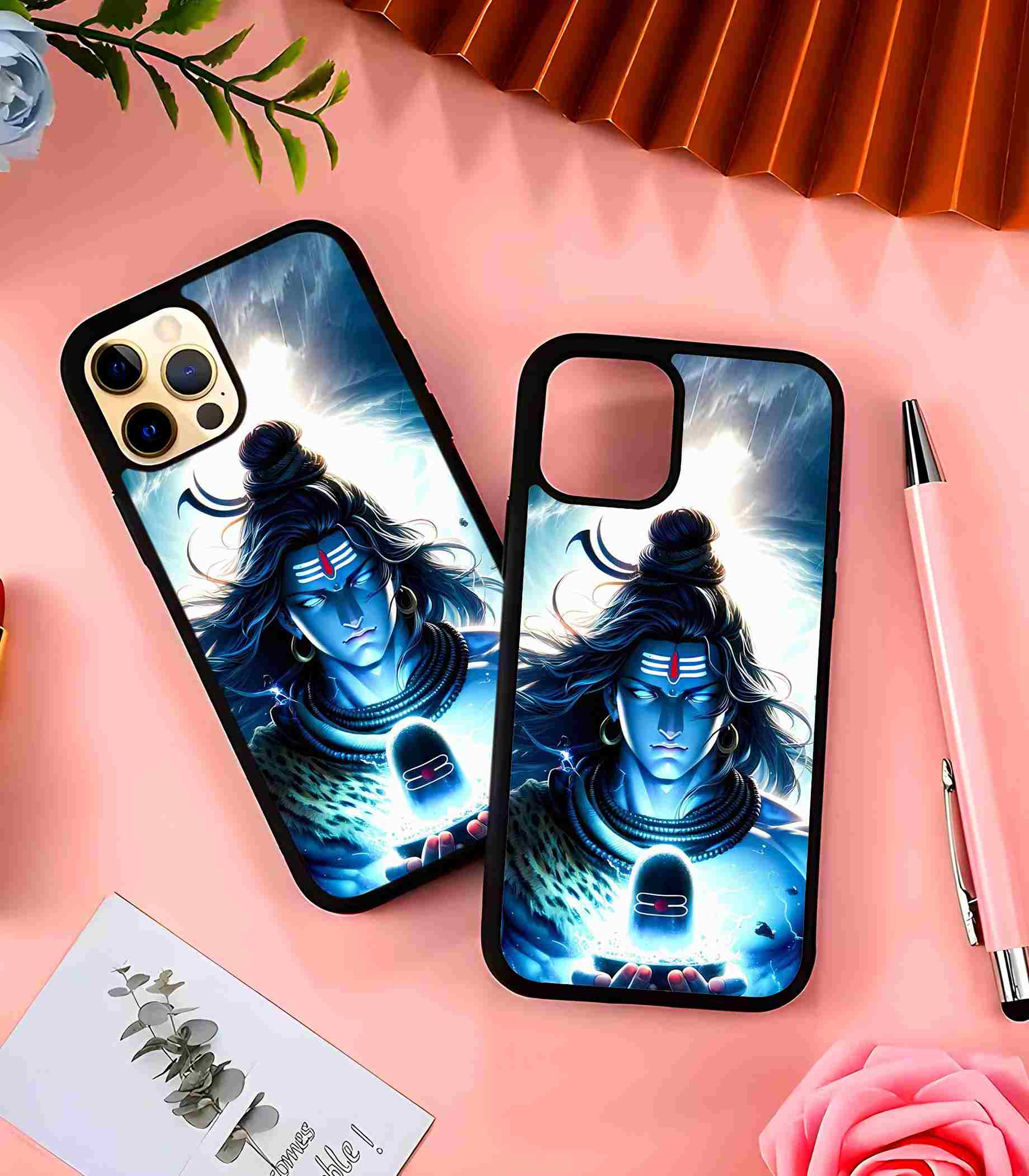 Shiv Bhagvan 2D Rubber Mobile Back Cover Shiv Bhagvan 2D Rubber Mobile Back Cover