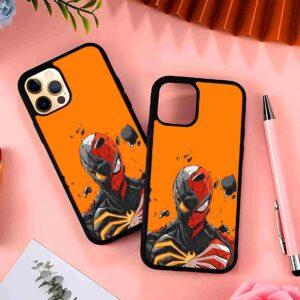 Venom x Spidey 2D Rubber Mobile Back Cover