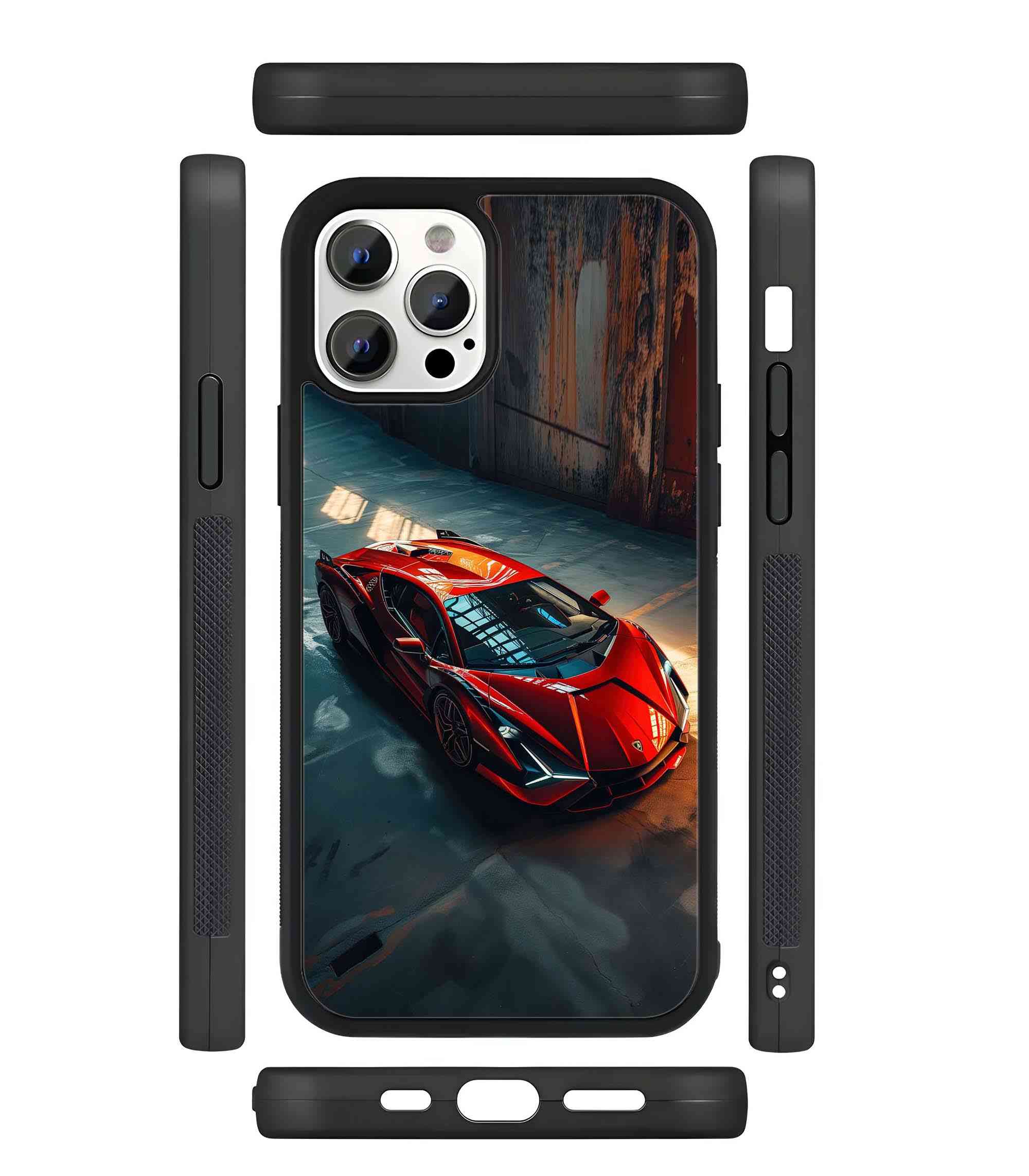 Lamborghini Revuelto 2D Rubber Mobile Back Cover Lamborghini Revuelto 2D Rubber Mobile Back Cover