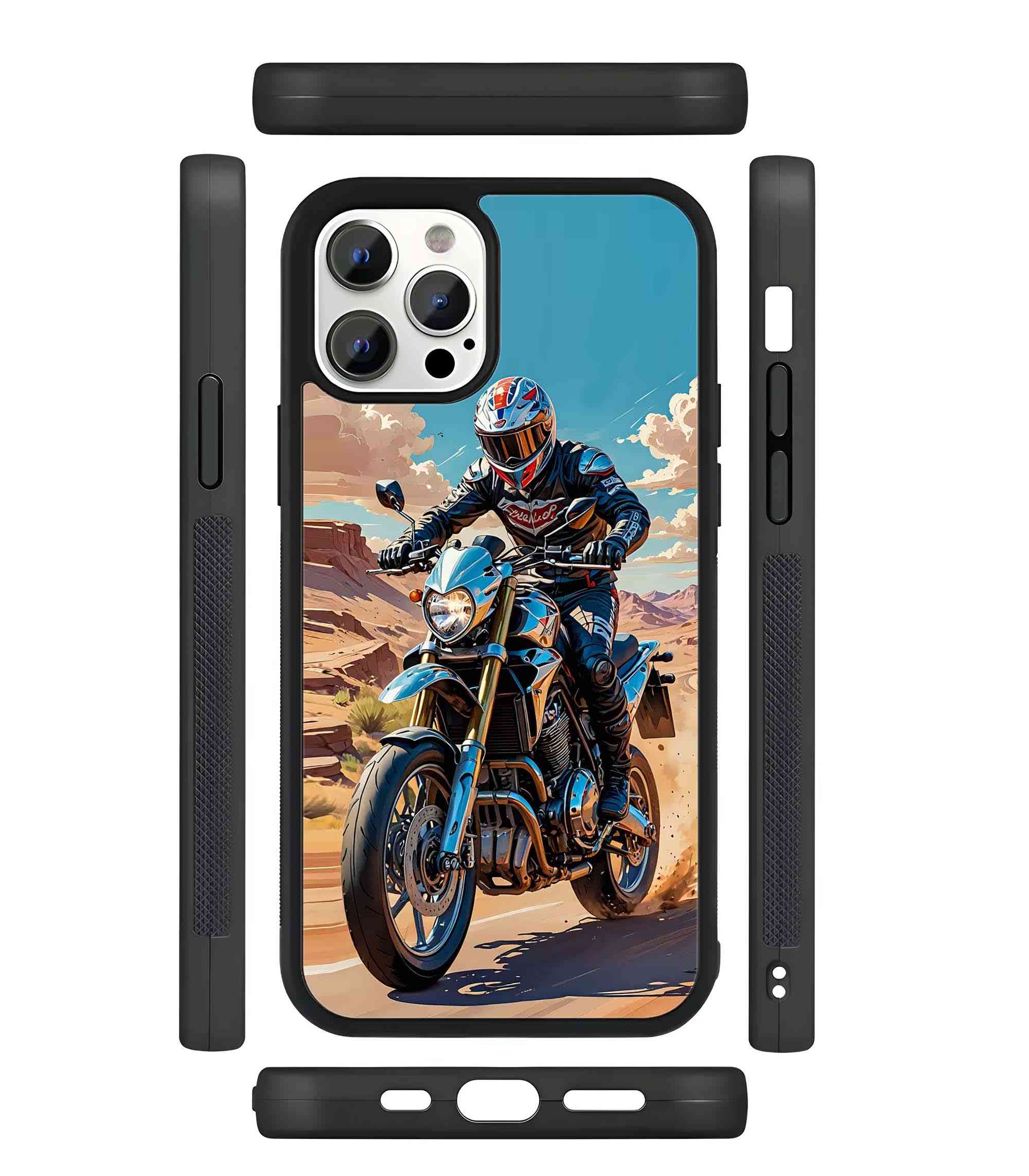 Off Road 2D Rubber Mobile Back Cover