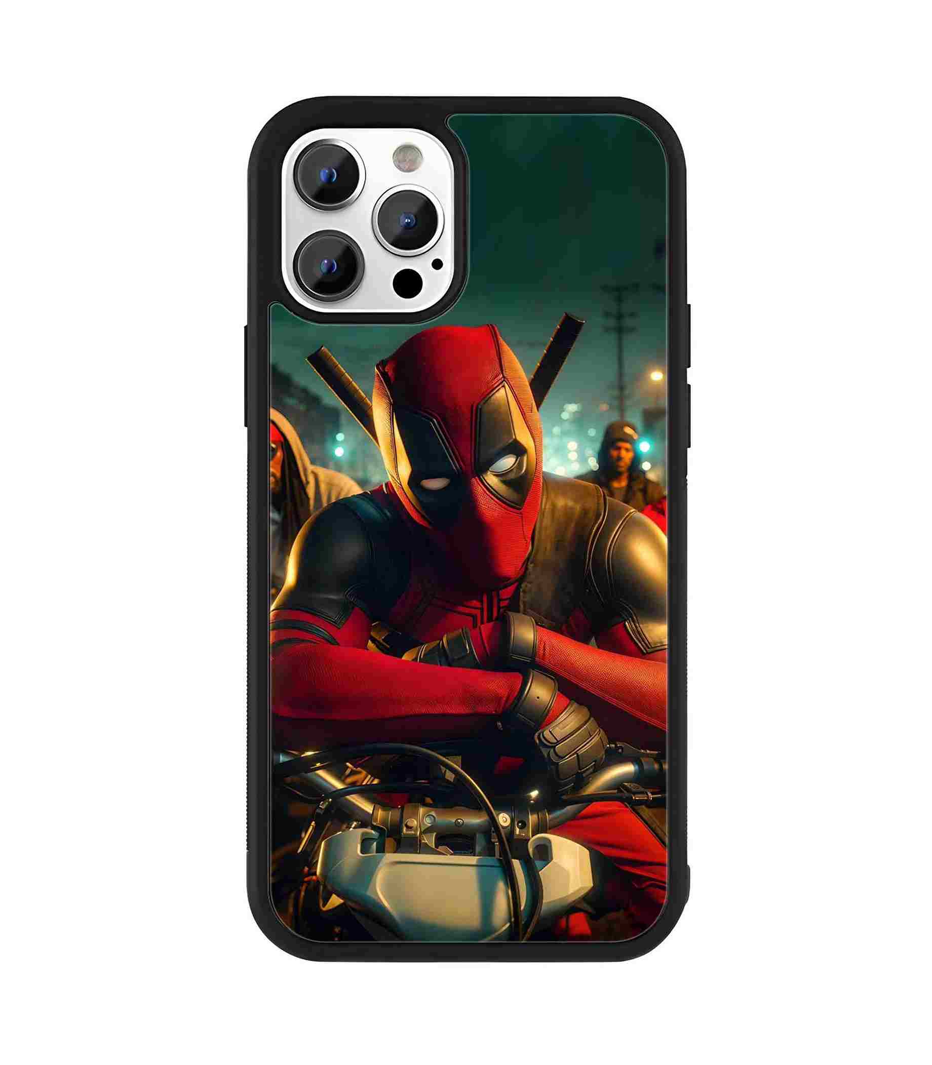 Deadpool in the Hood 2D Rubber Mobile Back Cover Deadpool in the Hood 2D Rubber Mobile Back Cover