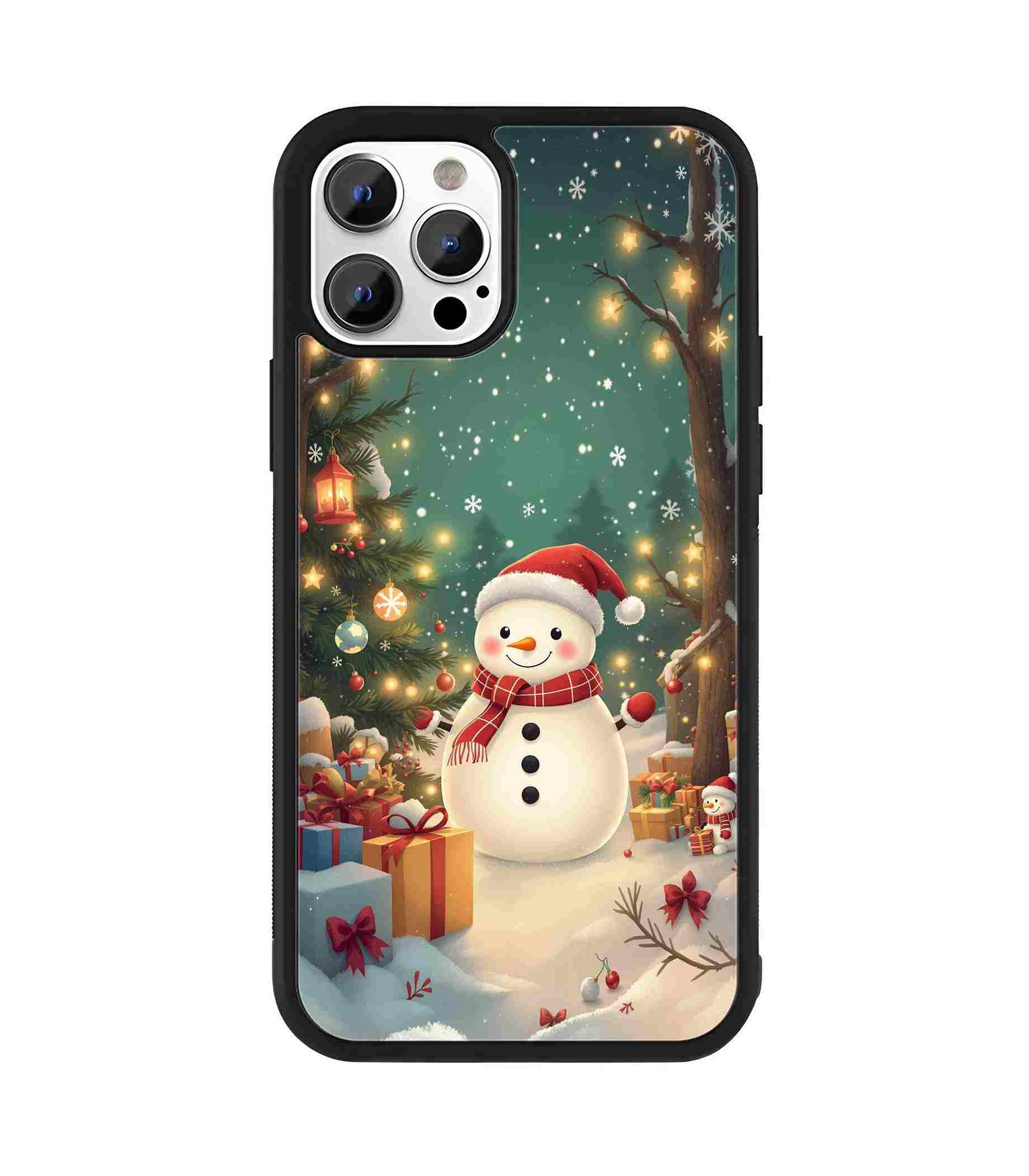 Cute Christmas 2D Rubber Mobile Back Cover #4