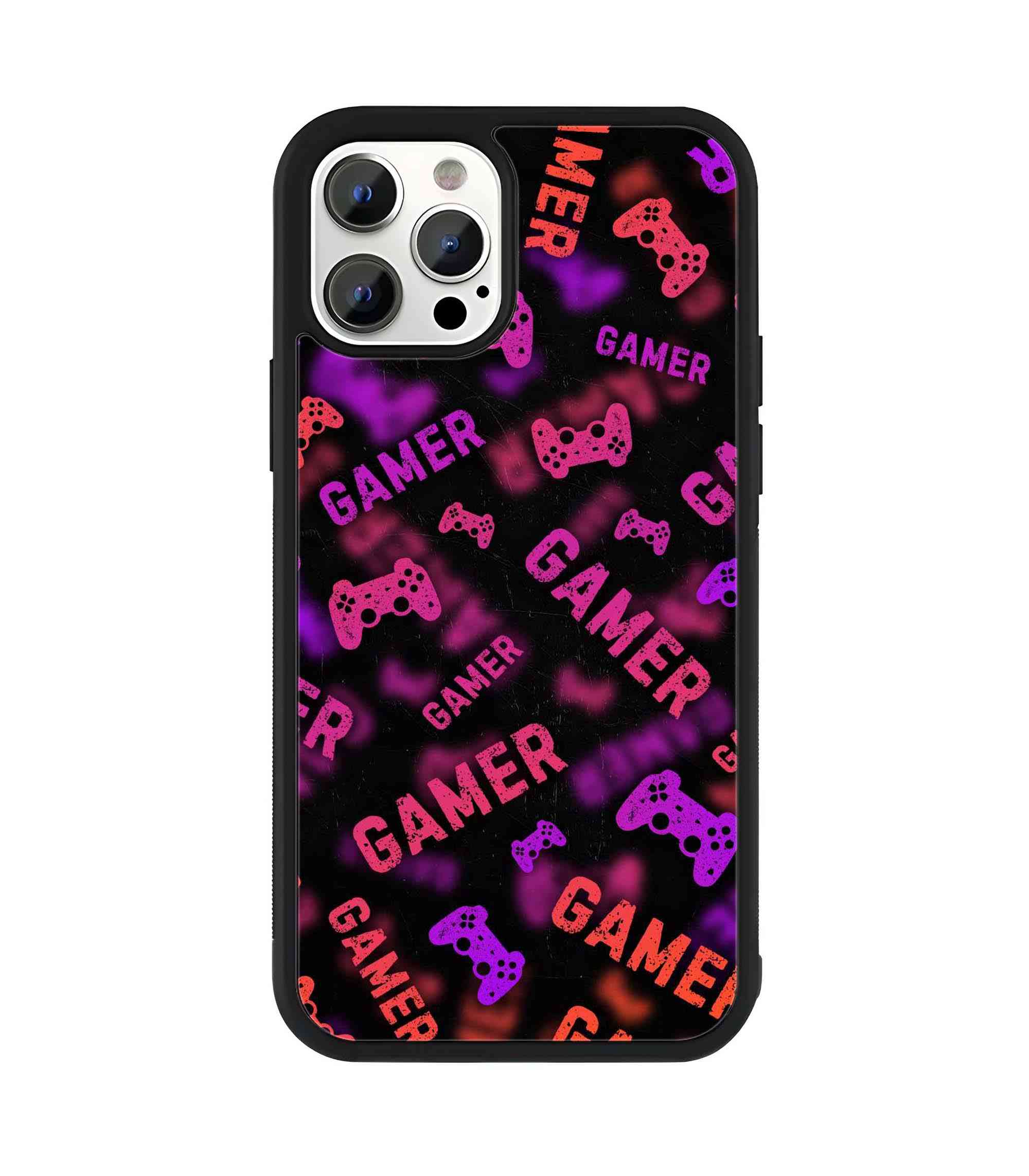 Gamer 2D Rubber Mobile Back Cover