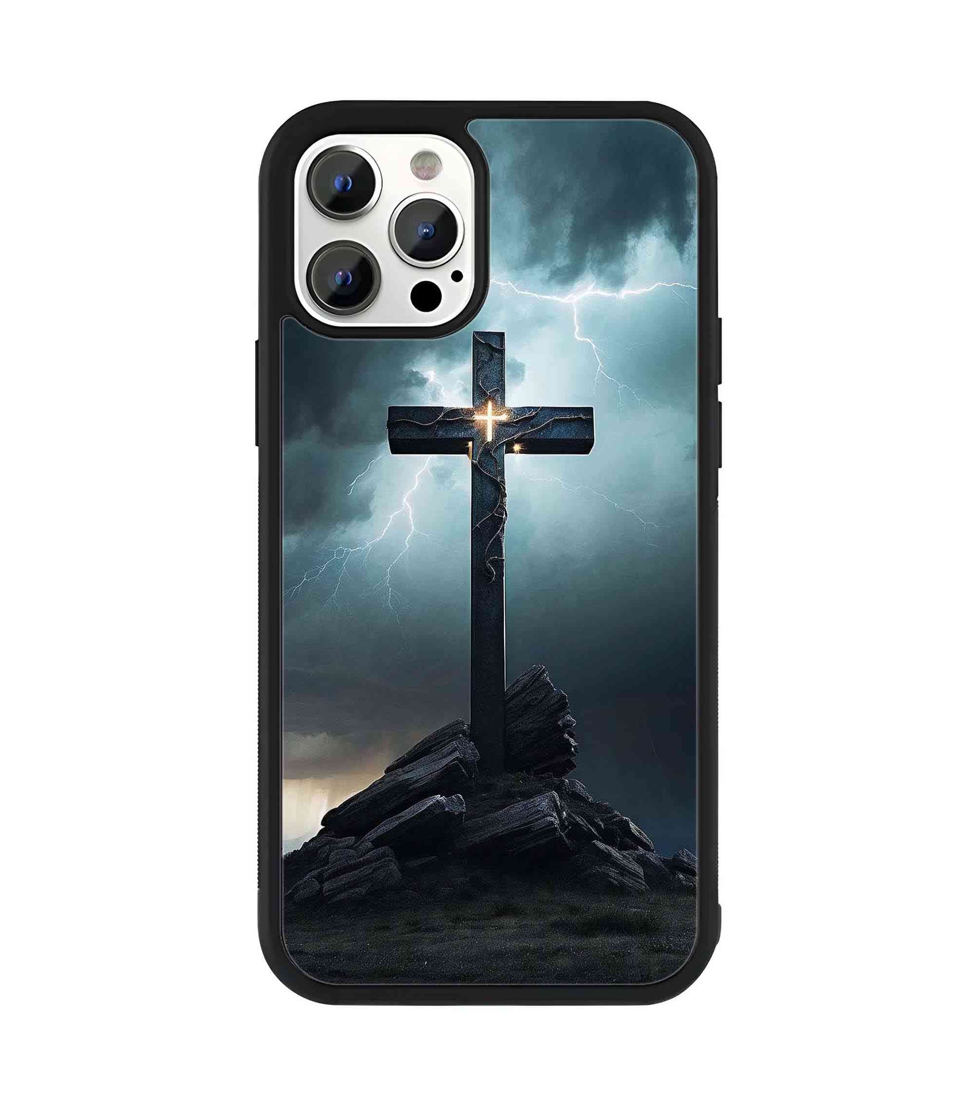 Jesus Cross 2D Rubber Mobile Back Cover Jesus Cross 2D Rubber Mobile Back Cover