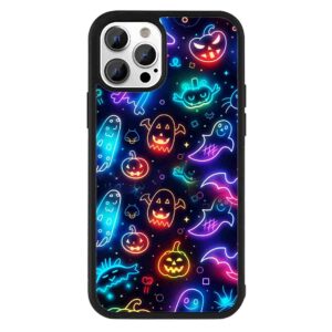 Neon Halloween 2D Rubber Mobile Back Cover