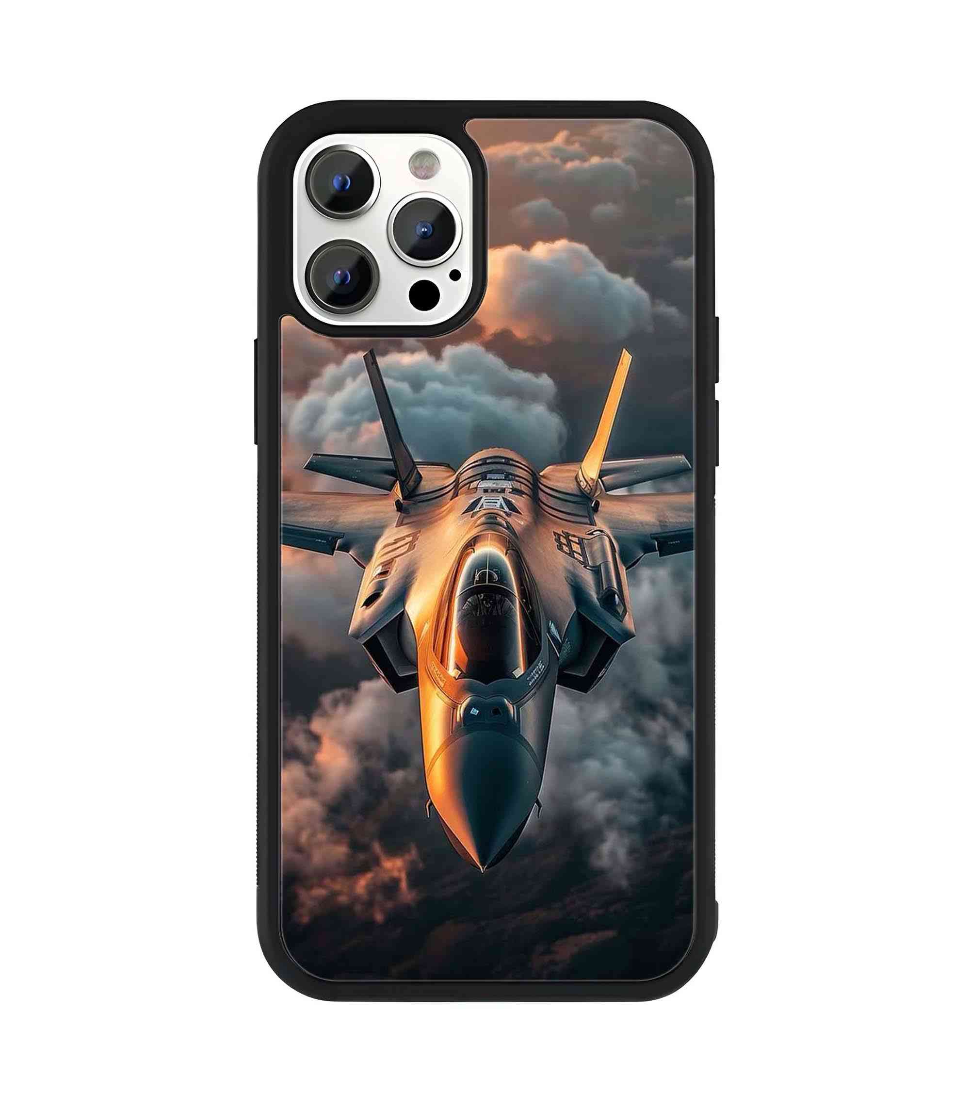 Fighter Jet F-35 2D Rubber Mobile Back Cover
