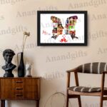 Romantic Couple Collage Frame – Personalized with Your Photos