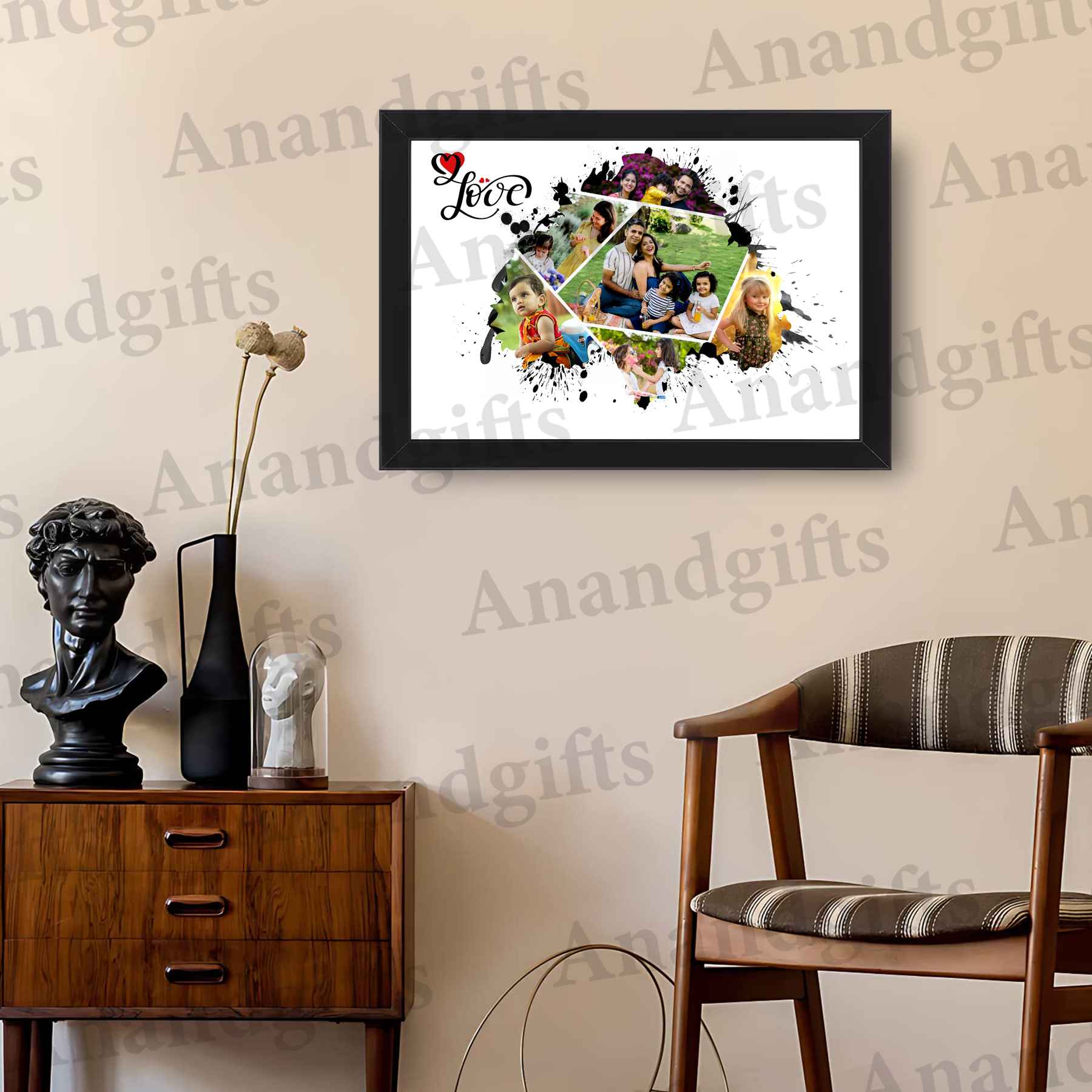 Heartfelt Memories – 6 Photo Collage Frame for Anniversary & Valentine’s Day Heartfelt Memories – 6 Photo Collage Frame for Anniversary & Valentine’s Day