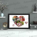 Heart-in-Heart Photo Collage Frame – Romantic Gift for Valentine’s & Anniversary