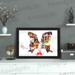 Romantic Couple Collage Frame – Personalized with Your Photos