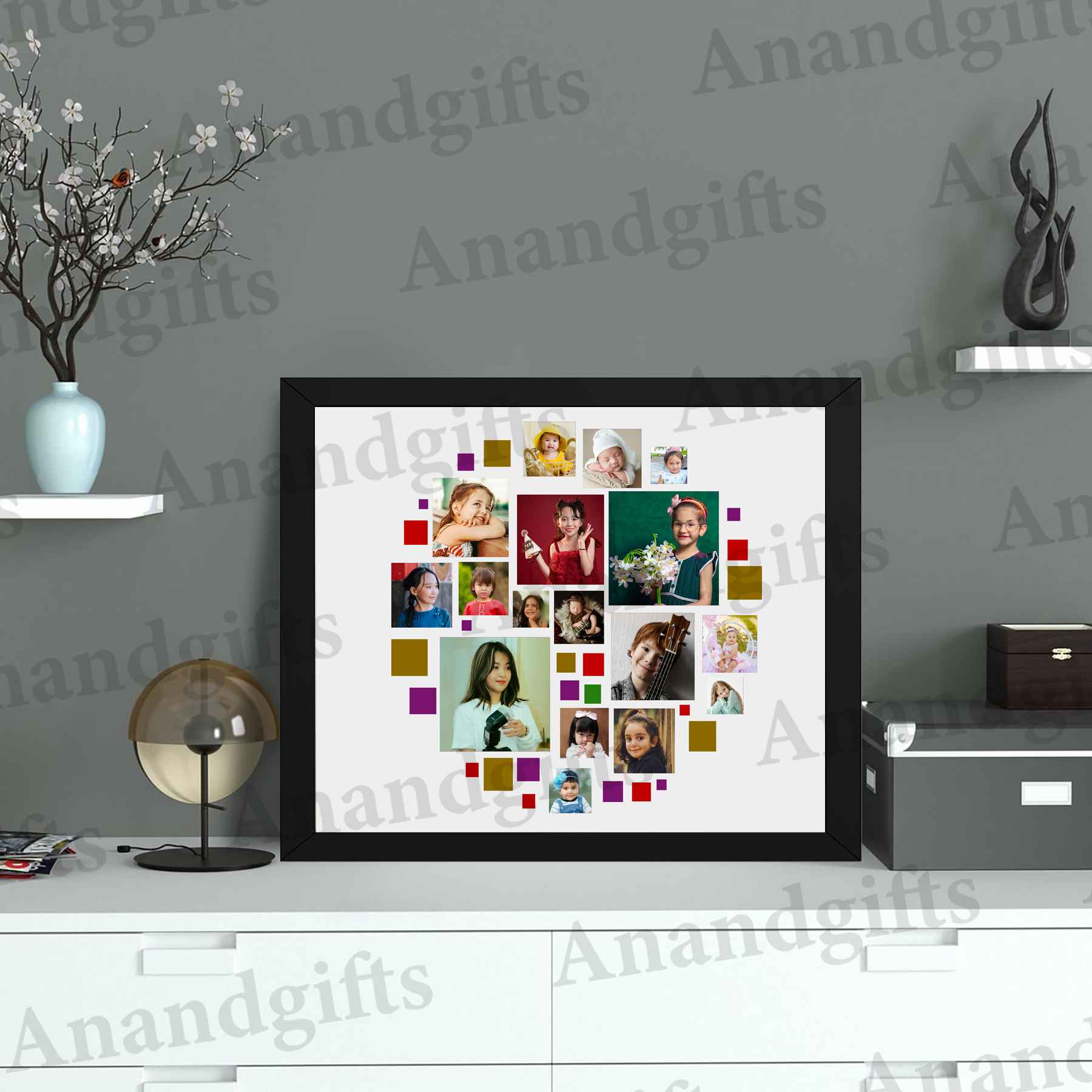 Round Memories Collage Frame – Perfect Gift for All Occasions