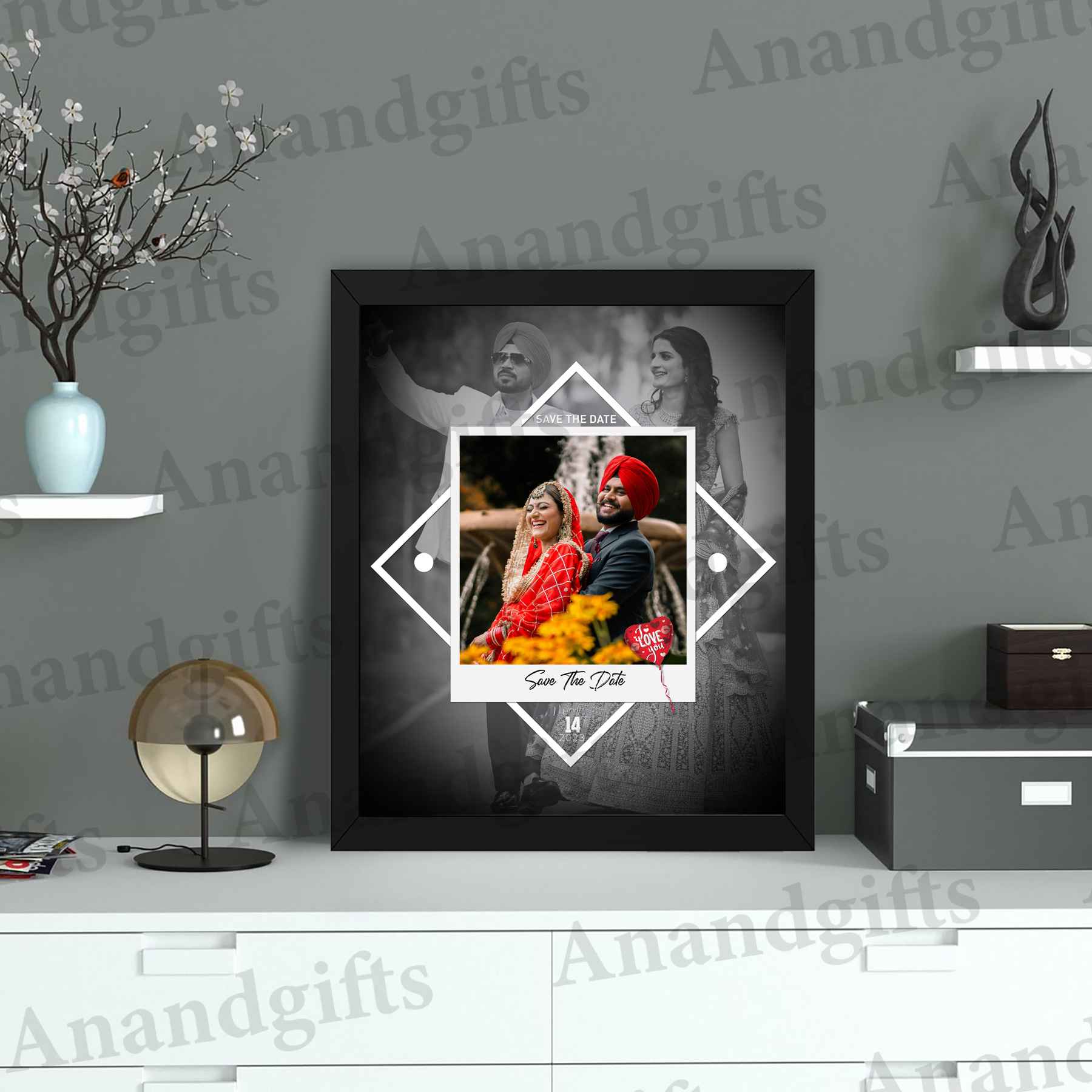 Save the Date – Stylish Personalized Photo Frame for Your Special Day Save the Date – Stylish Personalized Photo Frame for Your Special Day