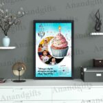 Customized Birthday Photo Frame with 3 Pictures – Unique Gift Idea